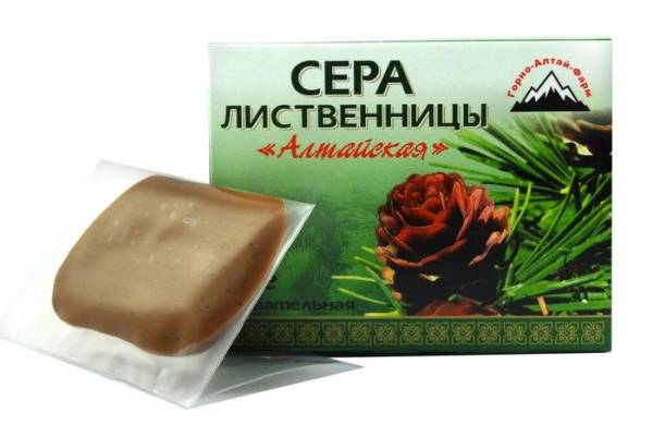Изображение товара Смолка жевательная сера Алтайская 10г Смолка жевательная сера Алтайская 10г фотография