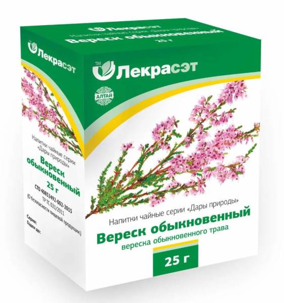 Вереск обыкновенный трава Лекра-сэт 25г фотография