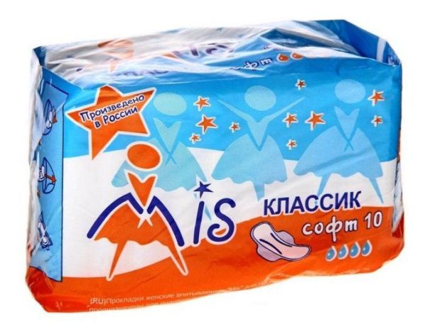 Изображение товара Прокладки МИС Классик Софт №10 Прокладки МИС Классик Софт №10 фотография