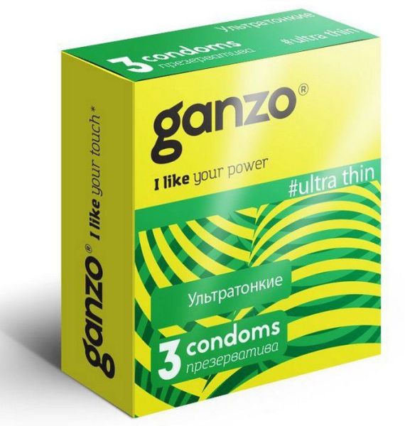 Изображение товара Презерватив Ganzo ультра тонкие 3шт Презерватив Ganzo ультра тонкие 3шт фотография