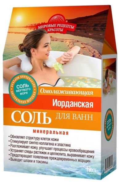 Изображение товара Соль для ванны Мировые рецепты красоты Иорданская Омолаживающая 500г Соль для ванны Мировые рецепты красоты Иорданская Омолаживающая 500г фотография