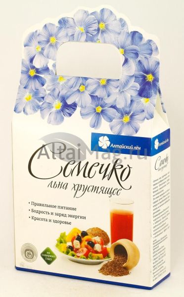 Изображение товара Льна семечко хрустящее Алтайский лен 300 г Льна семечко хрустящее Алтайский лен 300 г фотография