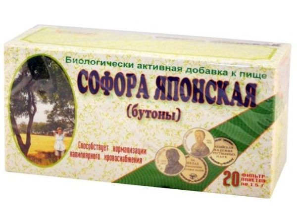 Изображение товара Софора японская бутоны Соик 20 пакетиков Софора японская бутоны Соик 20 пакетиков фотография